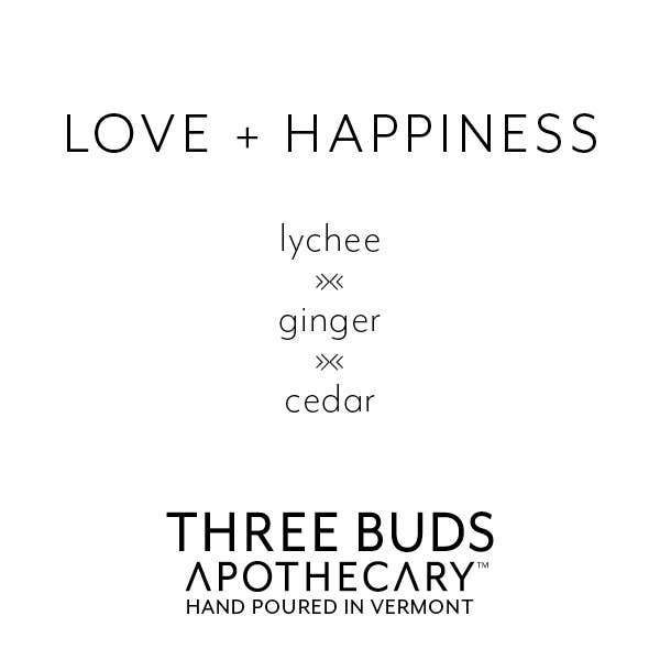 Love + Happiness Hand Poured Soy Candle